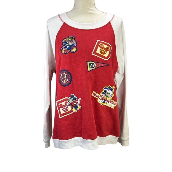 Disney Tops - GUC Walt Disney World Ladies Varsity Style Sweatshirt/ Plus Size XXL
